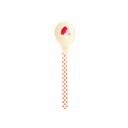RICE - Cuillère à café - Imprimé coeur - Rouge