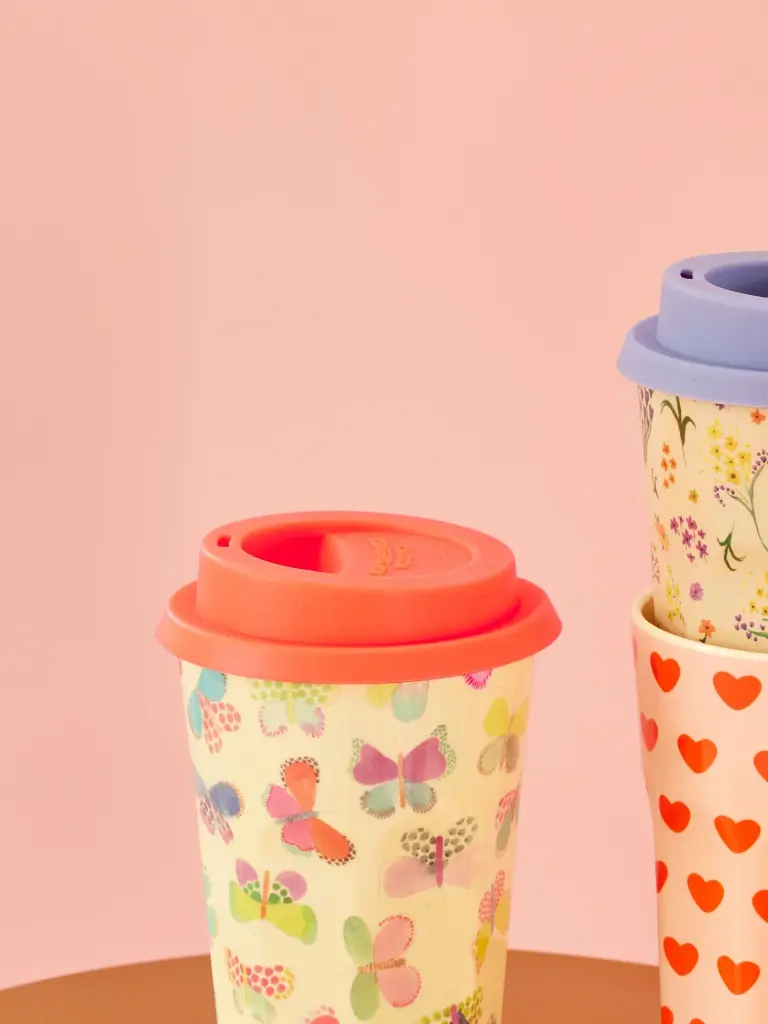 RICE - Couvercle en silicone - Corail