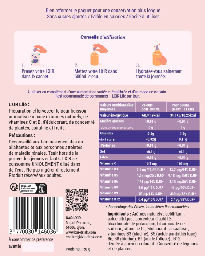 LXIR - Sachet de 12 LXIR Life Myrtille