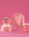 RICE - Gobelet 400 ML - Coeur rose - GRAND    