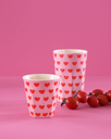 RICE - Gobelet 400 ML - Coeur rose - GRAND    