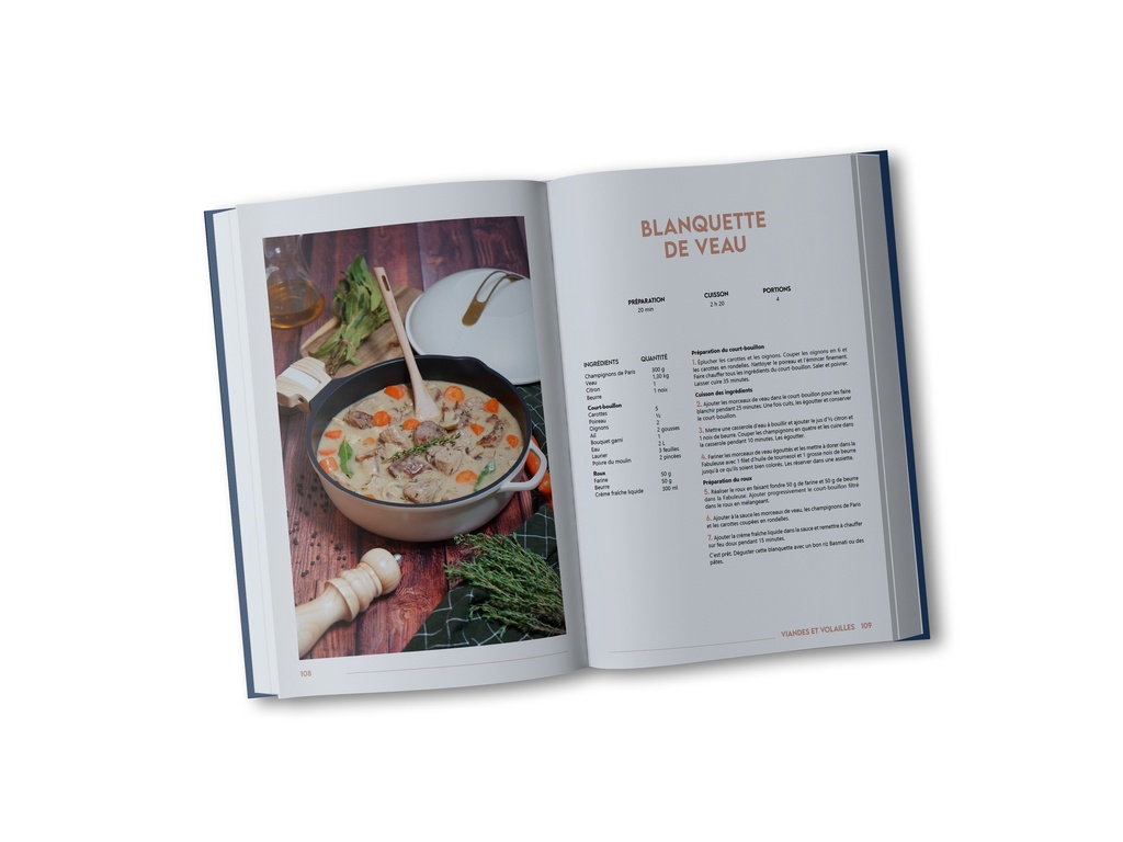 COOKUT - Livre de 200 recettes de la Fabuleuse