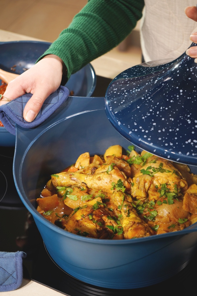 COOKUT- Couvercle Tajine BLEU 24 cm