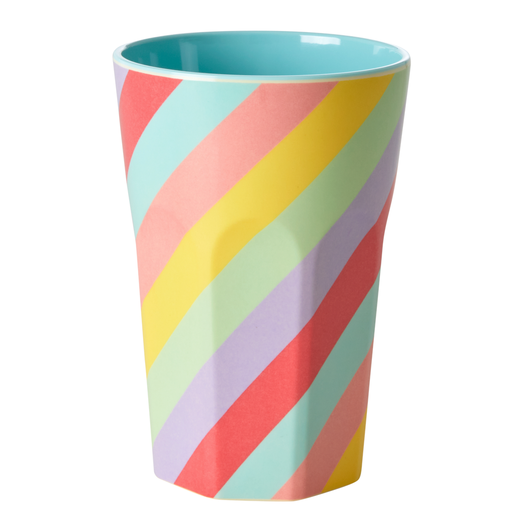 RICE - Gobelet 400 ML - GRAND - Ligné/multicolor